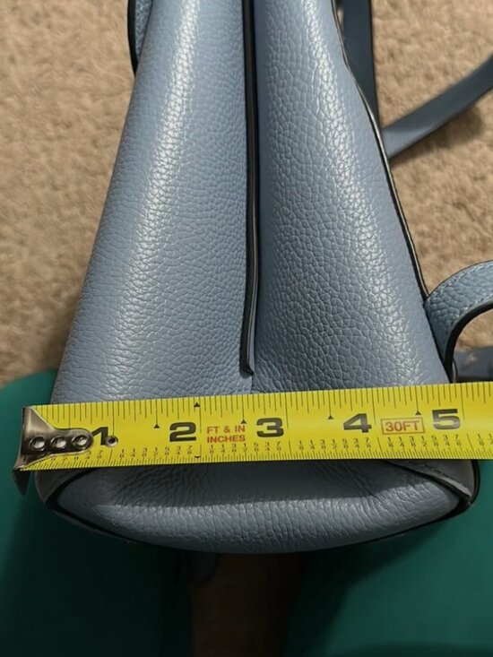 EUC Kate Spade Leila blue pebbled leather backpack main image 5